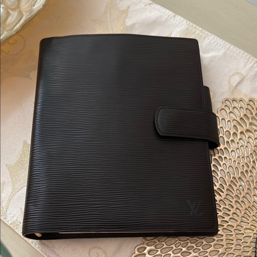 Louis Vuitton Black Epi Large Agenda GM